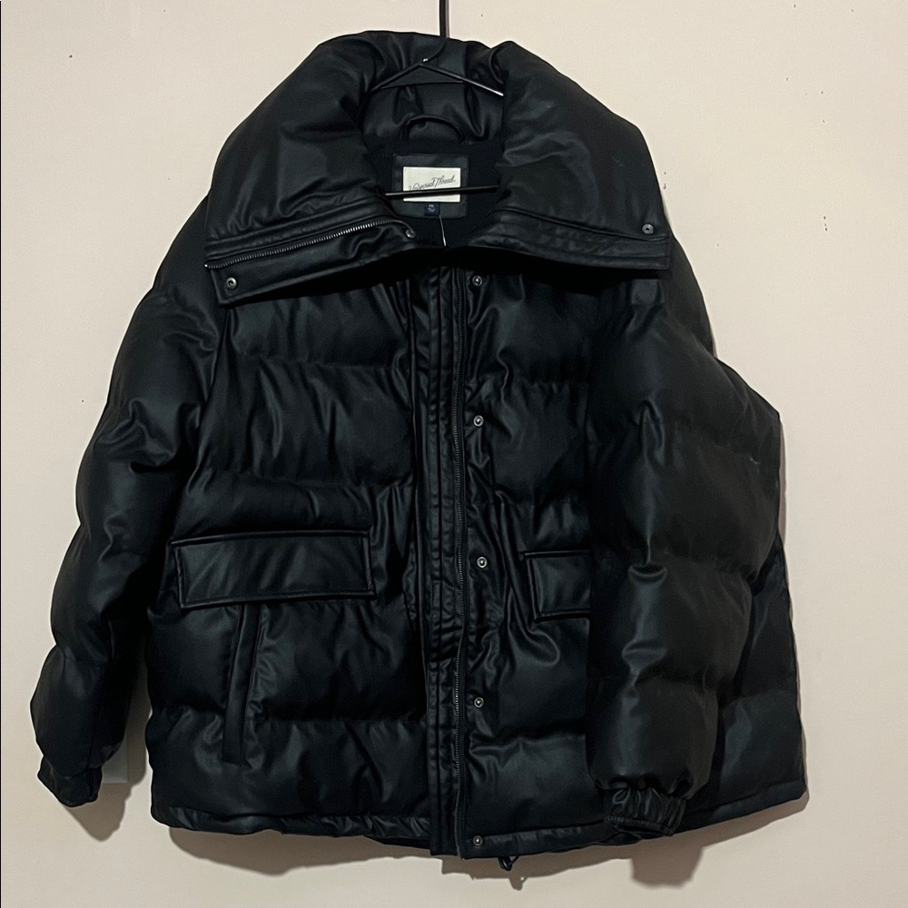 NWT Universal Thread Black Faux Leather Jacket
